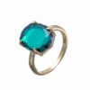 Emerald Baroque Ring in Gold - Exquisite Jewelry Piece